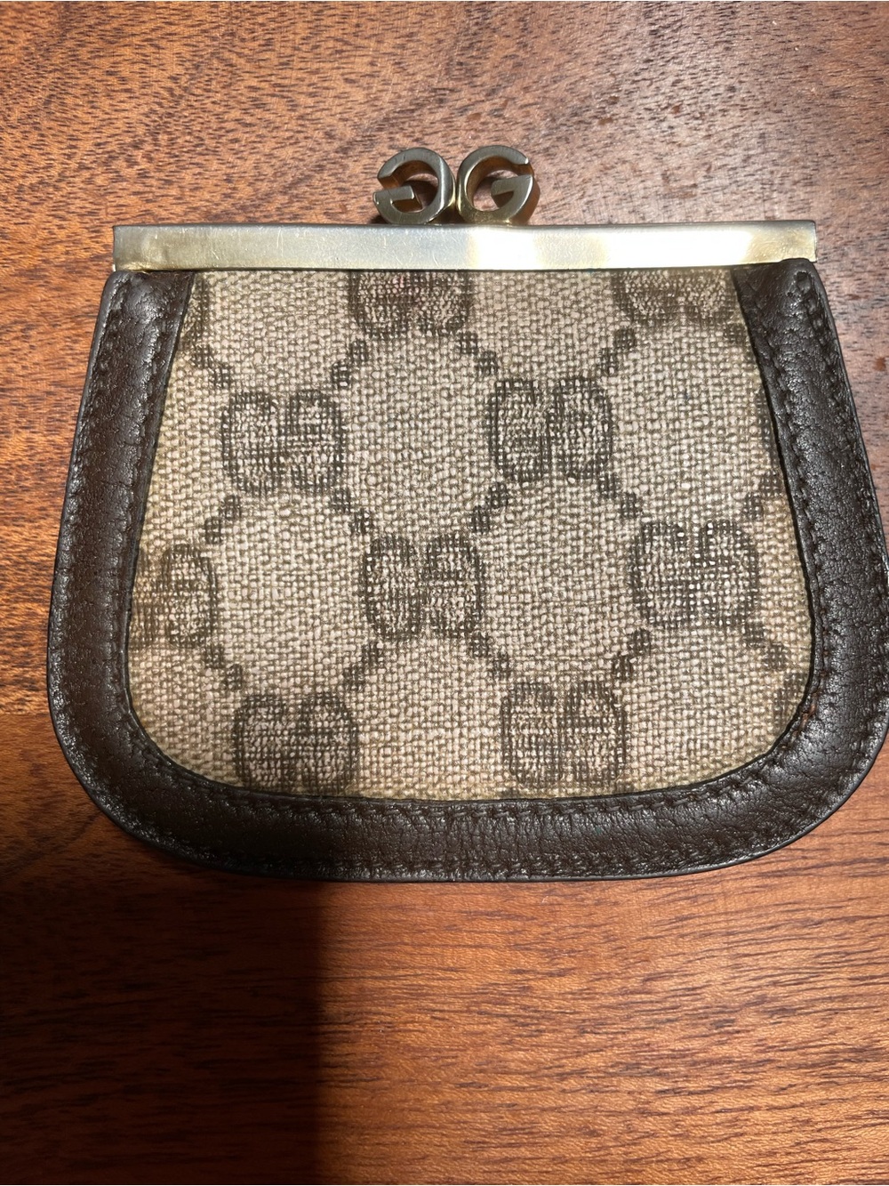 GUCCI Vintage G Kisslock Coin Purse w/COA - Picture 2 of 13